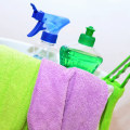 What is the most common type of cleaning agent that are used in homes and commercial kitchens?