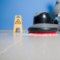 How do you clean dirty commercial floors?