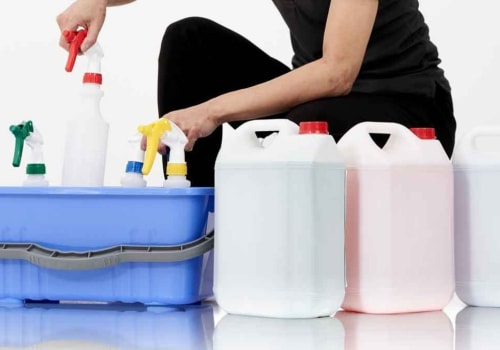 What are commercial cleaning chemicals?