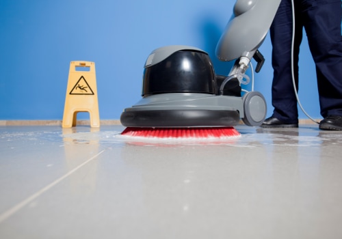 How do you clean dirty commercial floors?